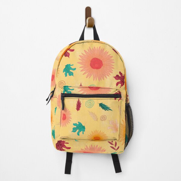 Item preview, Fall Yellow & Pink Sunflowers - Retro Yellow designed and sold by Duniatozy.