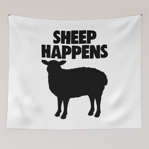 Item preview, Sheep Happens designed and sold by Bendthetrend.