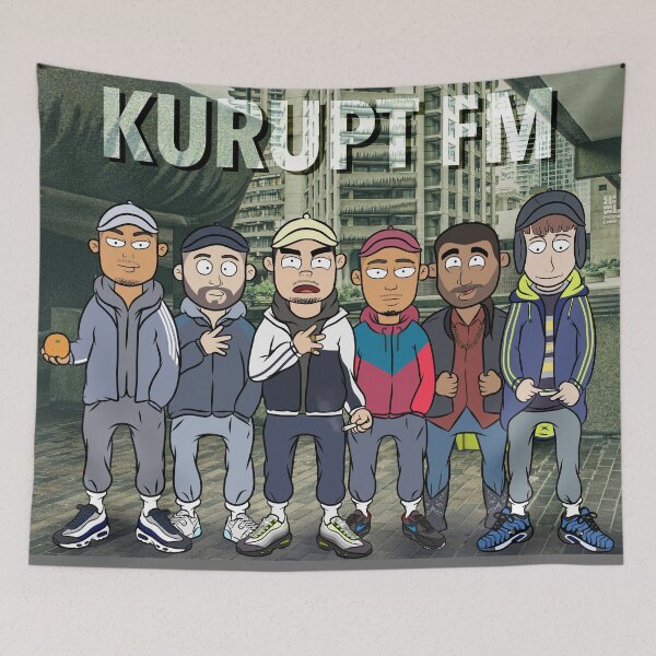 Item preview, Kurupt FM backdrop  designed and sold by HotelAlfaPapa.