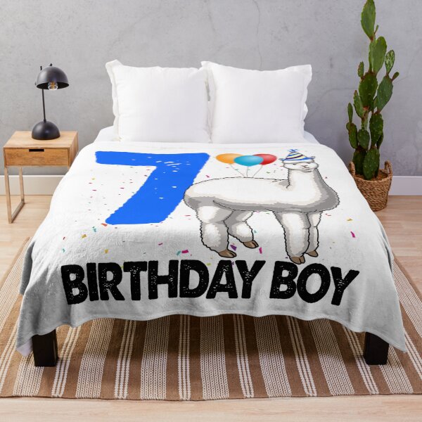 Item preview, Birthday Boy 7 Alpacas designed and sold by Bendthetrend.