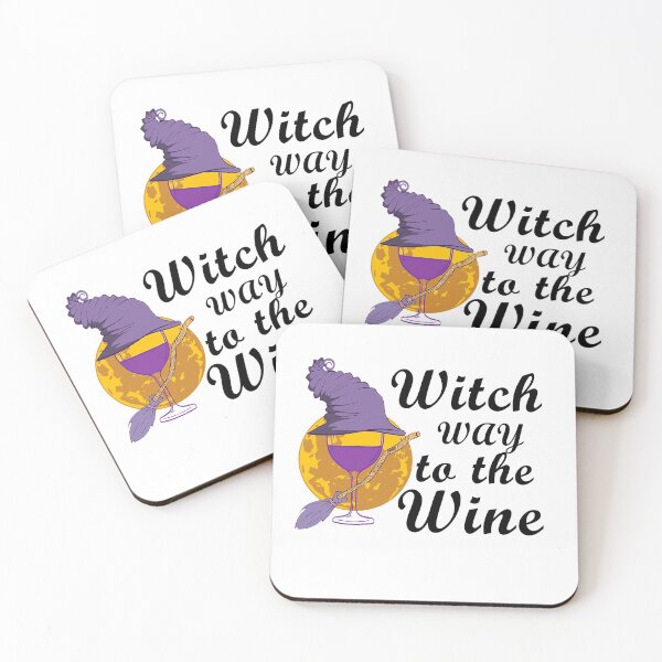 Item preview, Witch Way To The Wine  For Halloween Party, Halloween Gift For Friend, Funny designed and sold by Simoel12.