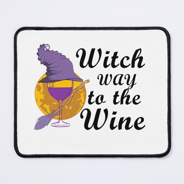 Item preview, Witch Way To The Wine For Halloween Party, Halloween Gift For Friend, Funny designed and sold by Simoel12.