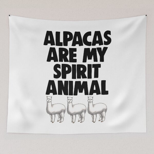Item preview, Alpacas Are My Spirit Animal designed and sold by Bendthetrend.