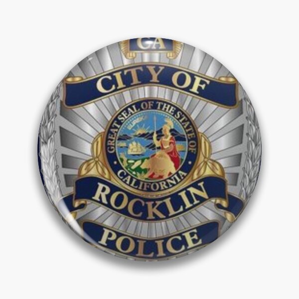 Item preview, Rocklin California Police Badge designed and sold by Lawrence Baird.