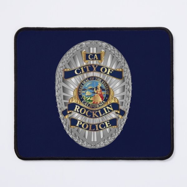 Item preview, Rocklin California Police Badge designed and sold by Lawrence Baird.
