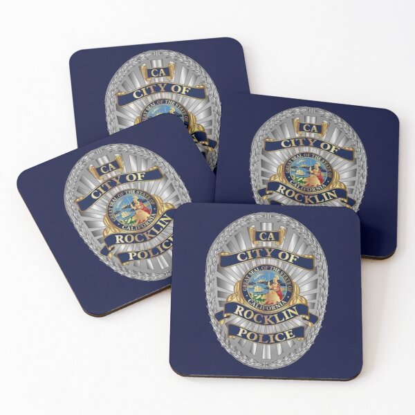 Item preview, Rocklin California Police Badge designed and sold by Lawrence Baird.