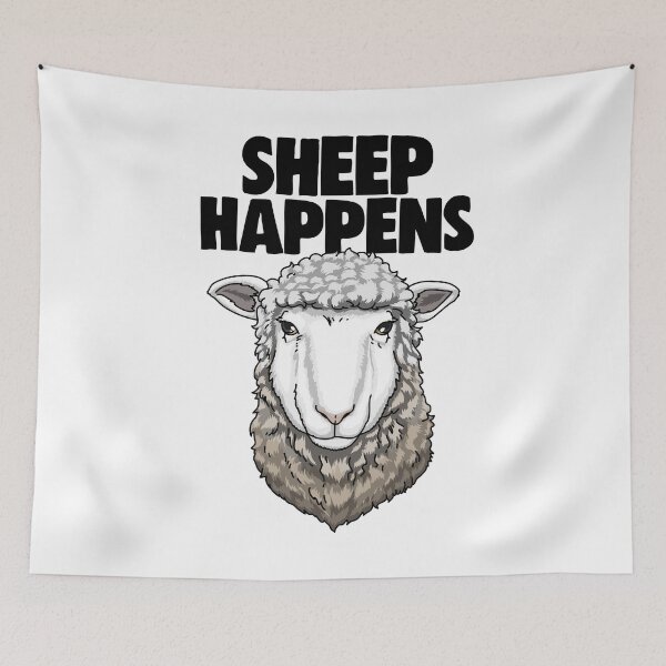 Item preview, Sheep Happens designed and sold by Bendthetrend.