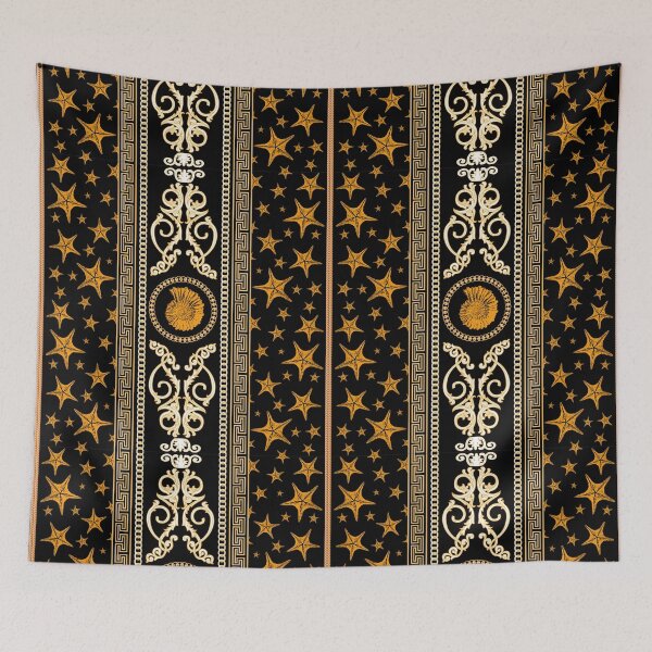 Item preview, Luxury Baroque, chain, seashell and starfish print designed and sold by RSDigitalPrintDesign.