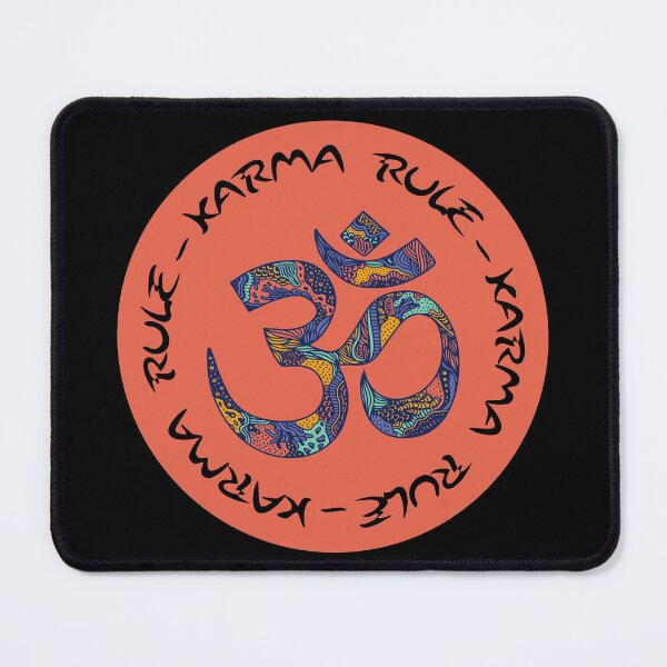 Item preview, Karma Rule - Calming Colors Ohm - Red designed and sold by NoMatterLab.