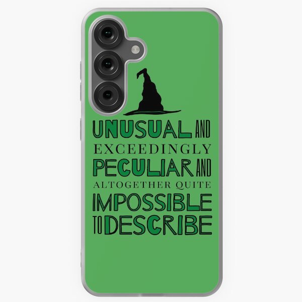 Item preview, Unusual and Exceedingly Peculiar - Wicked Musical Quote designed and sold by Downstage Designs.