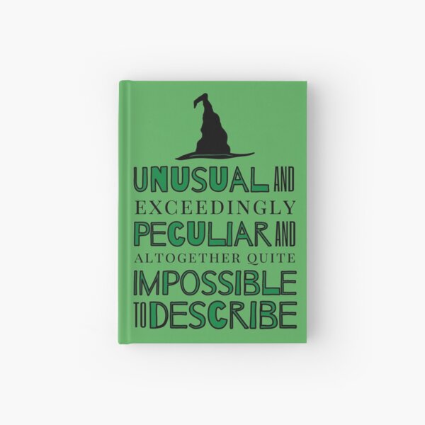 Item preview, Unusual and Exceedingly Peculiar - Wicked Musical Quote designed and sold by Downstage Designs.