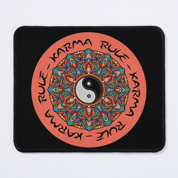 Item preview, Karma Rule - Colorful Yin Yang Meditation - Red designed and sold by NoMatterLab.