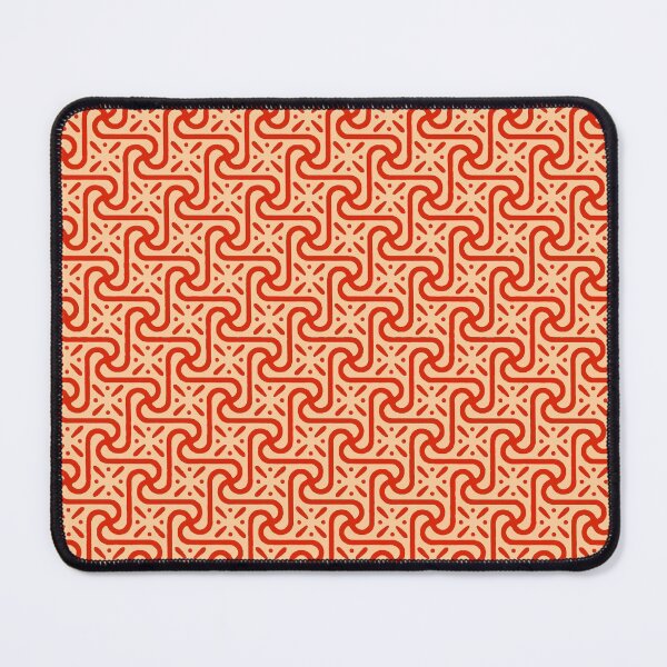Item preview, Egyptian Tile Pattern, Coral Orange designed and sold by Marymarice.