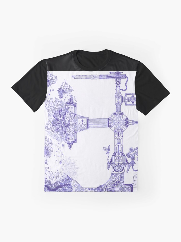 Alternate view of M.I. #13 |☽| The Molten-Mechanical Clash. Graphic T-Shirt