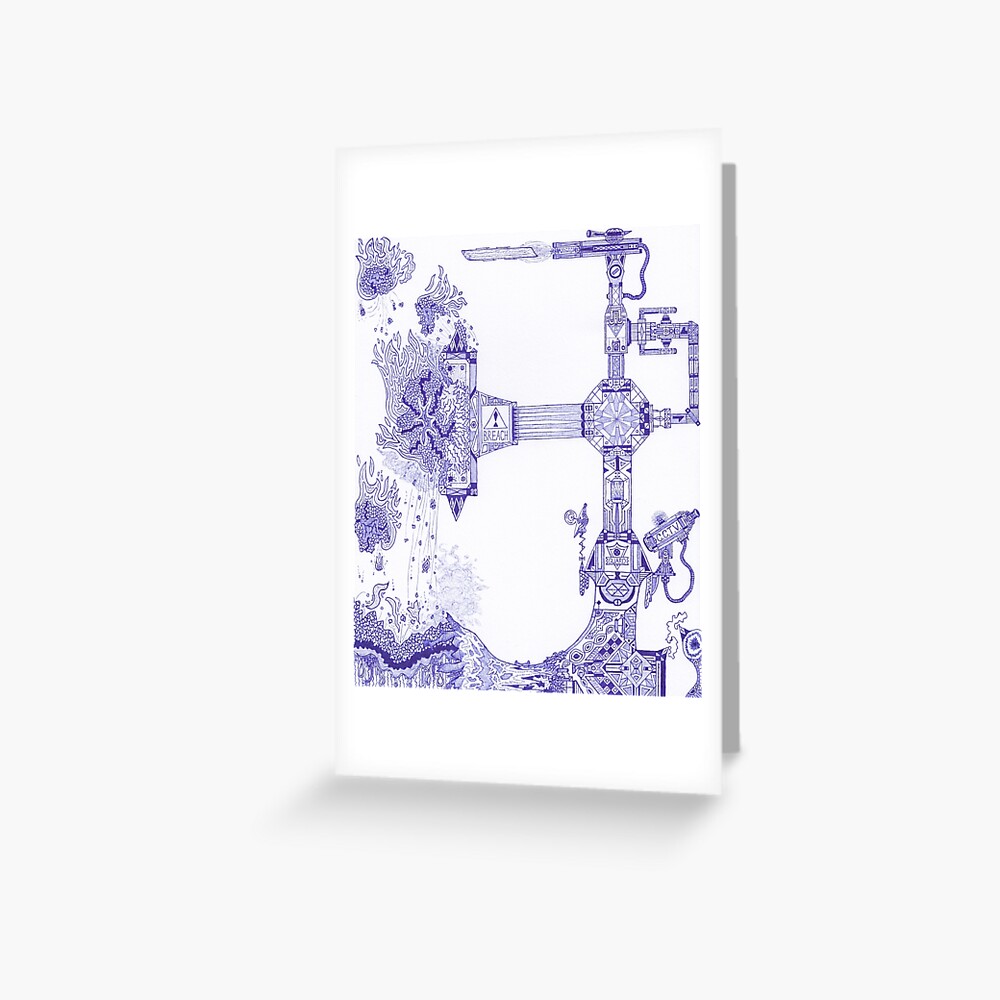 M.I. #13 |☽| The Molten-Mechanical Clash. Greeting Card