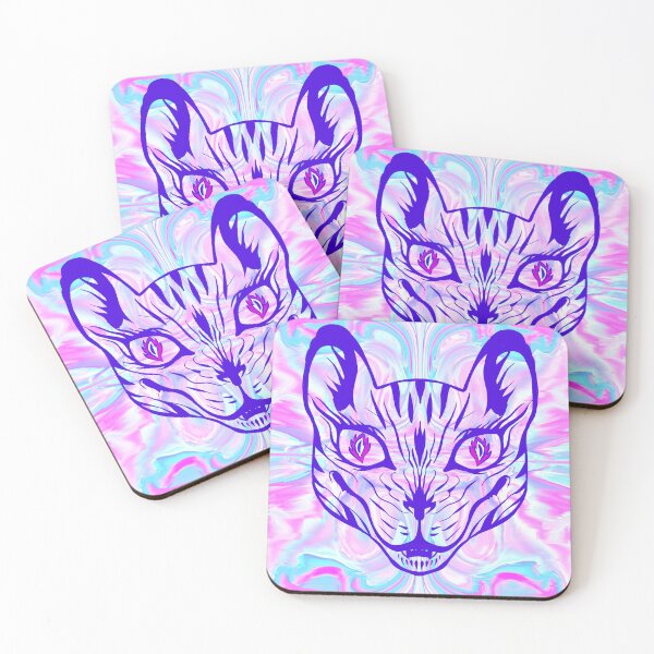 Item preview, Trippy kitty designed and sold by Sara D'Onofrio.
