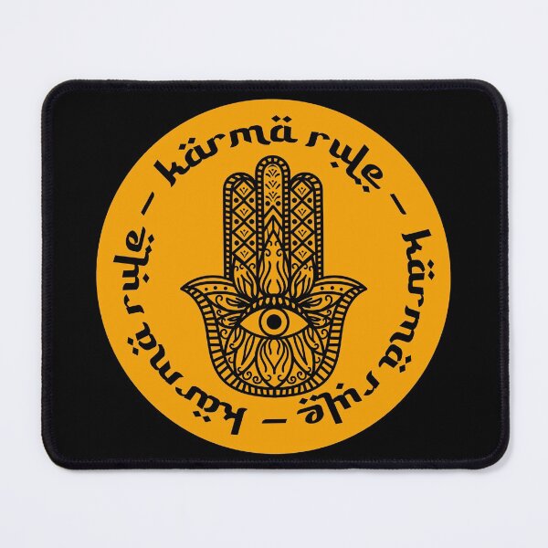 Item preview, Karma Rule - Hamsa Protection Symbol - Orange designed and sold by NoMatterLab.