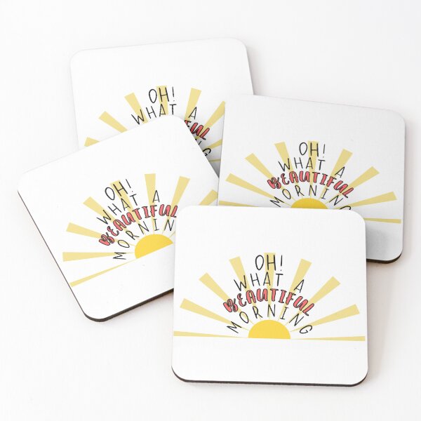 Item preview, Oh What A Beautiful Morning - Oklahoma Musical Song Quote designed and sold by Downstage Designs.