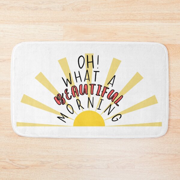Item preview, Oh What A Beautiful Morning - Oklahoma Musical Song Quote designed and sold by Downstage Designs.