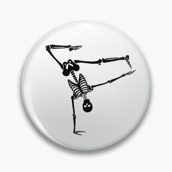 Artikelvorschau, Breakdance Skelett Halloween Hip Hop Spooky Dancing Skelett entworfen und verkauft von aliciab013.