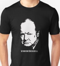 Winston Churchill Portrait Unisex T-Shirt
