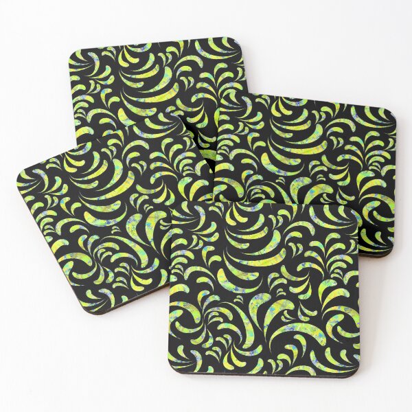 Item preview, Bright Truth Swirls on Black Repeat 5748 designed and sold by Art in My Loft.