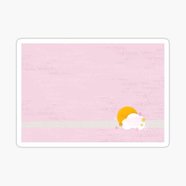 Sun in a Cloud Sticker