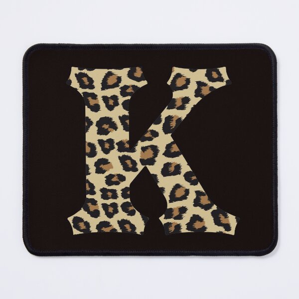 Item preview, Letter K Leopard Cheetah Monogram Initial designed and sold by SqueakyRicardo.