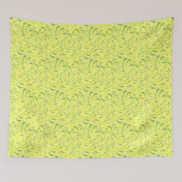 Item preview, Bright Truth Swirls on Light Yellow Repeat 5748 designed and sold by Art in My Loft.