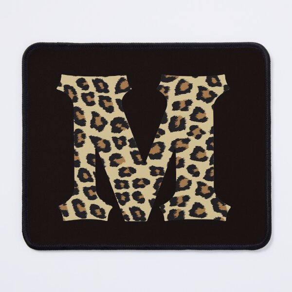 Item preview, Letter M Leopard Cheetah Monogram Initial designed and sold by SqueakyRicardo.