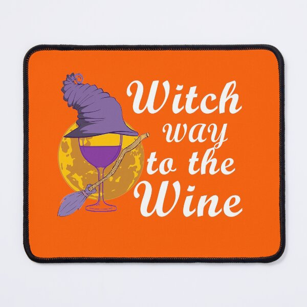 Item preview, Witch Way To The Wine For Halloween Party, Halloween Gift For Friend, Funny designed and sold by Simoel12.