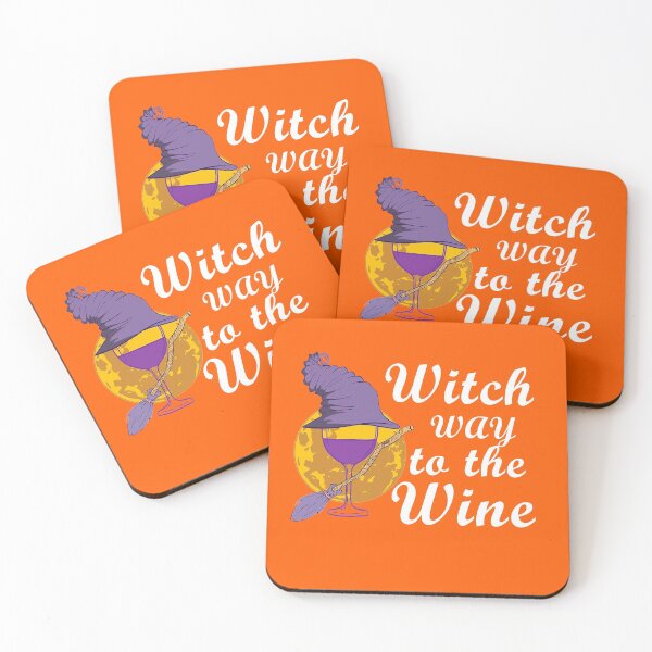 Item preview, Witch Way To The Wine  For Halloween Party, Halloween Gift For Friend, Funny designed and sold by Simoel12.