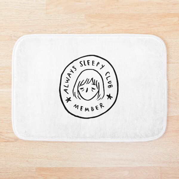 Item preview, Always sleepy club member white and black designed and sold by CHVRDesing.