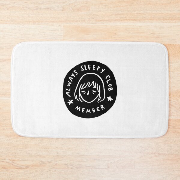 Item preview, Always sleepy club member black and white designed and sold by CHVRDesing.