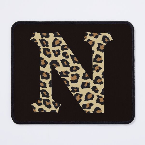 Item preview, Letter N Leopard Cheetah Monogram Initial designed and sold by SqueakyRicardo.
