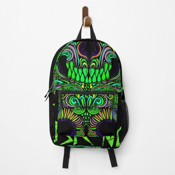 Item preview, psychedelic skull Aphex twin trippy pattern crystal castles designed and sold by Harshler-Art.