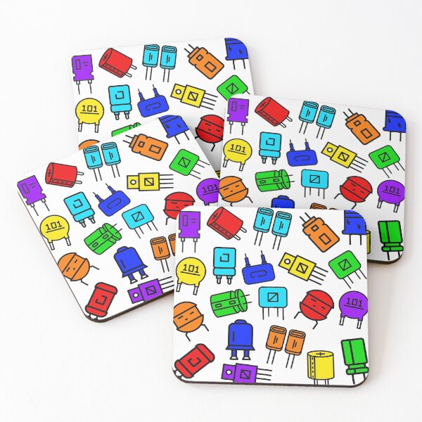 Item preview, Colorful electronic components designed and sold by EngineersArt.