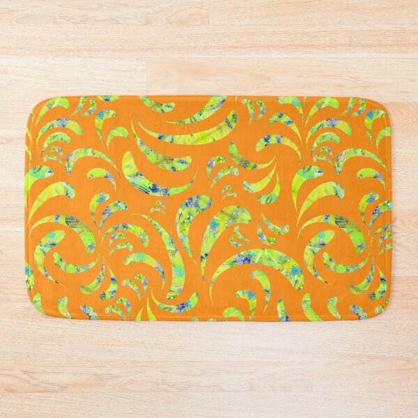 Item preview, Bright Truth Swirls on Orange Repeat 5748 designed and sold by Art in My Loft.
