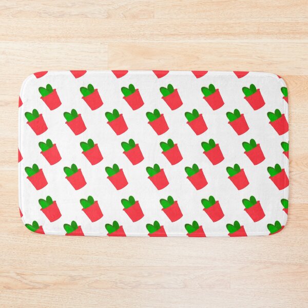 Item preview, Cactus pattern green orange coral designed and sold by ArtSCPdesign.