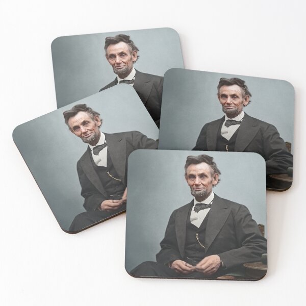 Item preview, President Abraham Lincoln (1865) designed and sold by JBColourisation.