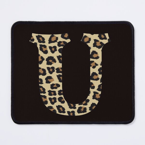 Item preview, Letter U Leopard Cheetah Monogram Initial designed and sold by SqueakyRicardo.