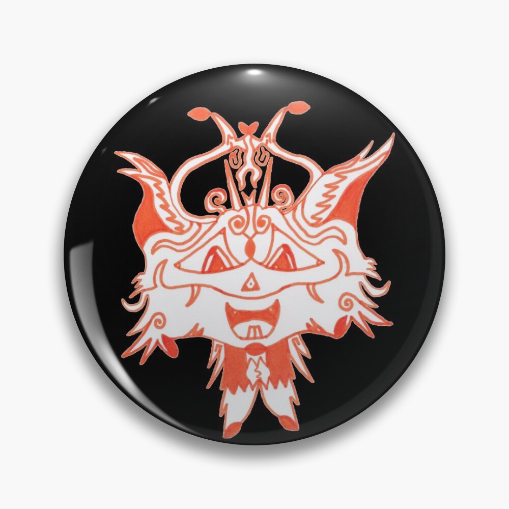 M.I. #41 |☽| Fancy Fox Face Pin