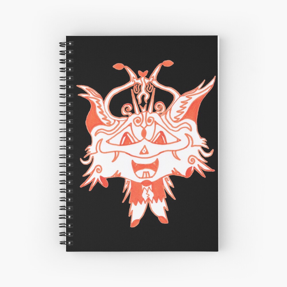 M.I. #41 |☽| Fancy Fox Face Spiral Notebook