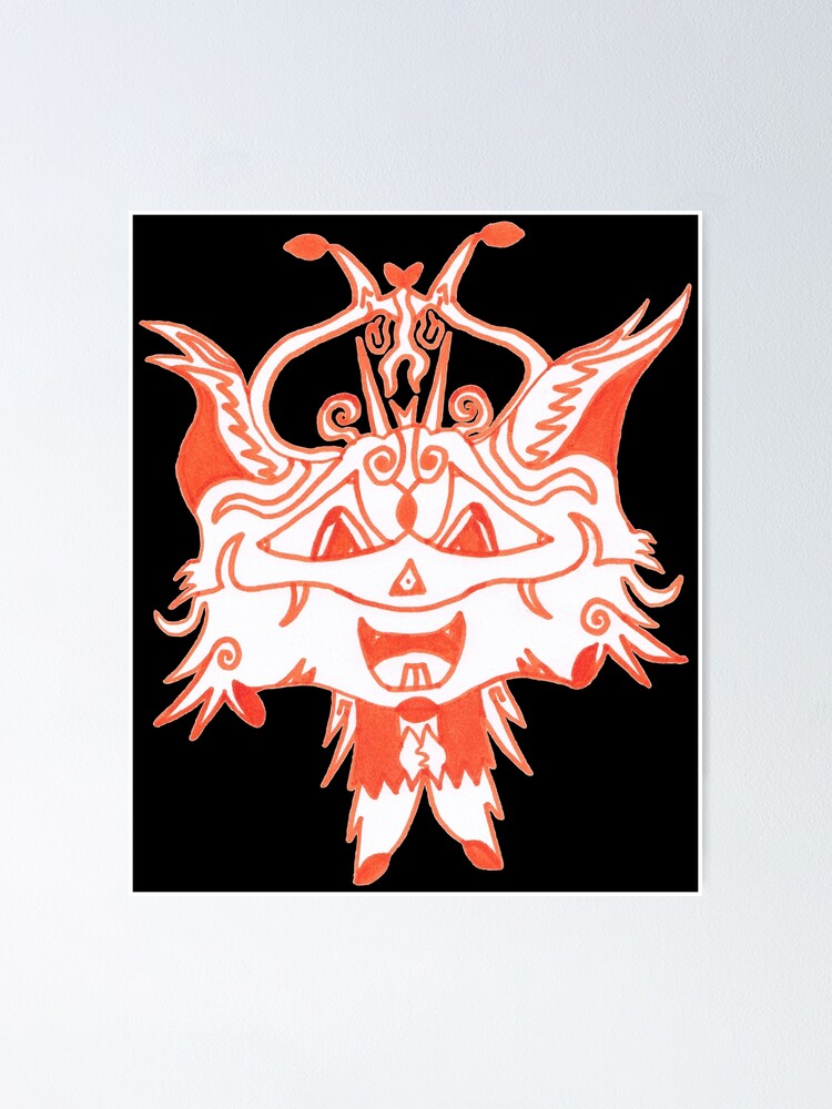 Alternate view of #41 |☽| Fancy Fox Face [Best Of 2019] Poster