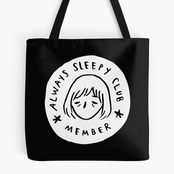 Item preview, Always sleepy club member white and black designed and sold by CHVRDesing.