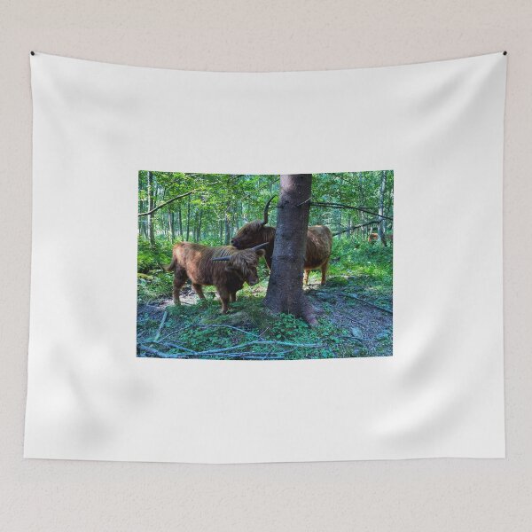 Item preview, Scottish Highland Cattle Cow and Calf 2911 designed and sold by SaarelaHighland.
