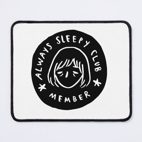 Item preview, Always sleepy club member black silhouette designed and sold by CHVRDesing.