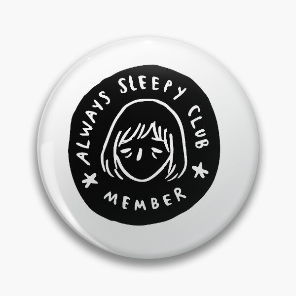 Item preview, Always sleepy club member black silhouette designed and sold by CHVRDesing.