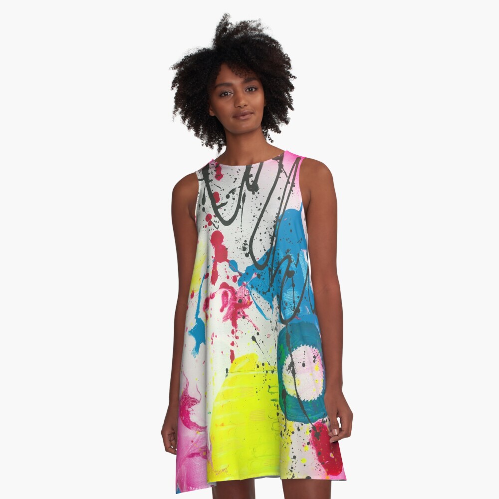 Item preview, A-Line Dress designed and sold by annasfunkyart.