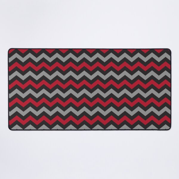 Item preview, Red Black and Grey Chevron Zigzag Pattern designed and sold by SqueakyRicardo.